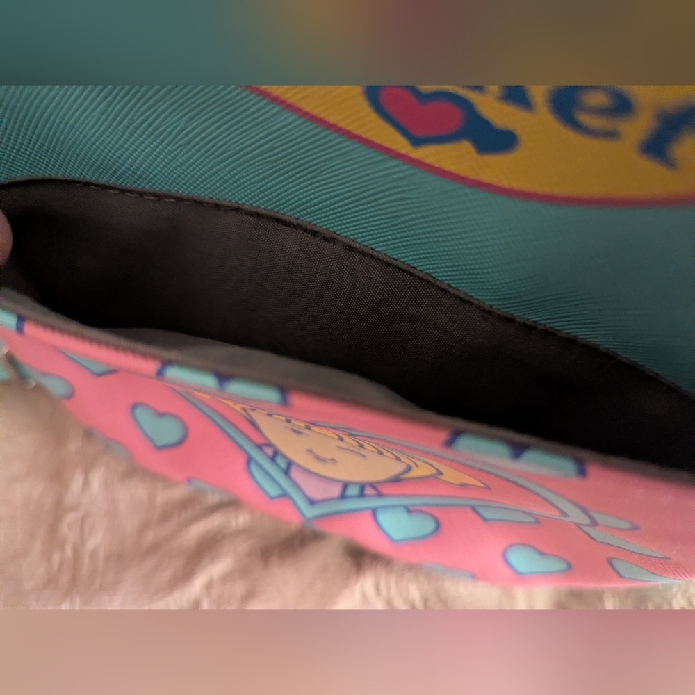 Vintage Style Polly Pocket Mini Backpack Bag Turquoise Pastel Mattel - Picture 7 of 9